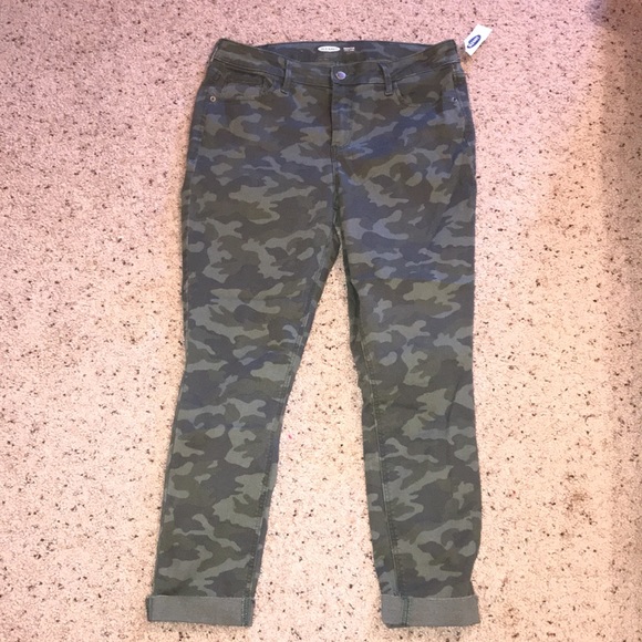 Old Navy rockstar super skinny jeans camo size 10 new with tags - Picture 7 of 11